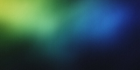 Obraz premium Gradient background with rich indigo and faded olive tones, noise texture effect
