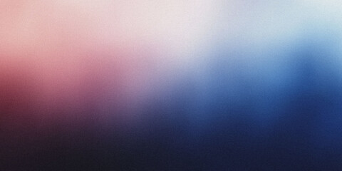 Obraz premium Gradient background with rich indigo, dusty rose, and pale olive tones, noise texture effect