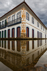 Rua inunda no centro hist&oacute;rico de Paraty, Rio de Janeiro, Brasil