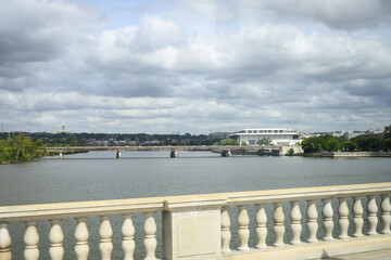 Potomac River and Kennedy Center in Washington D.C.