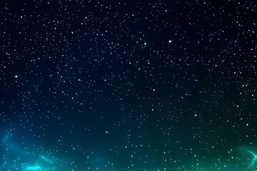 Fototapeta premium Starry Night Sky with Thousands of Twinkling Stars and Subtle Gradient Horizon