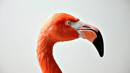 Close-Up of a Flamingo&rsquo;s Head