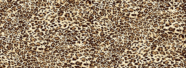 leopard seamless pattern with leopard print