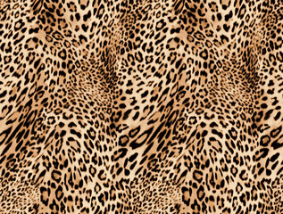 leopard seamless pattern with leopard print
