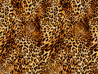 leopard seamless pattern with leopard print