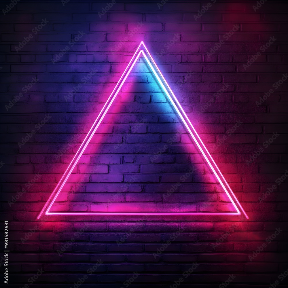 Poster neon color lights creating a vibrant background image image