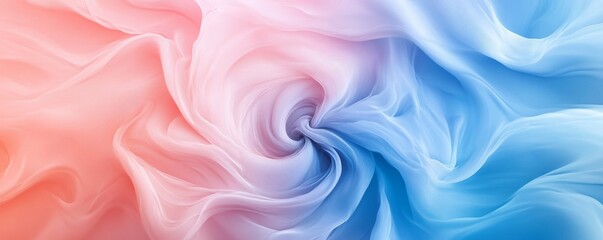 Obraz premium Abstract swirl of pink and blue hues