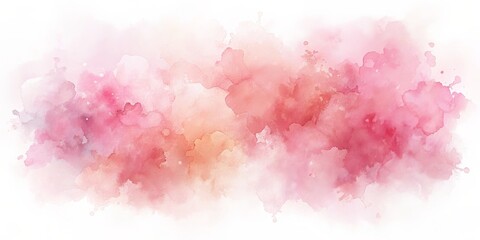 Abstract Watercolor Background Pink and Orange Splashes, Digital Art, Paint ,watercolor background, digital painting, abstract art