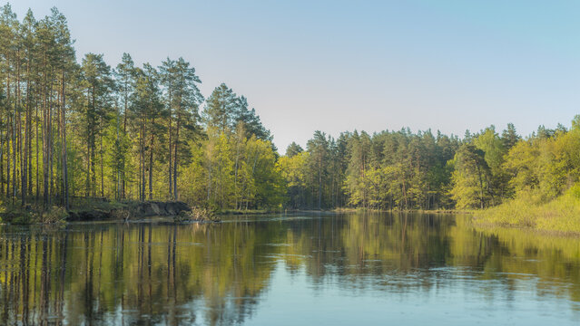 View of Meschera region in Russia