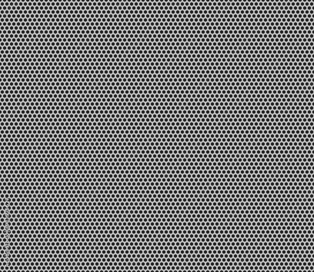 Poster minimalistic hexagon background. hexagon mosaic pattern with inner solid cells. small hexagon shapes