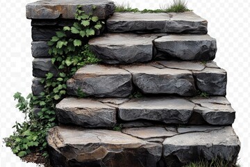 Stone Podium PNG Elements Set on Transparent Background for Graphics and Design Projects