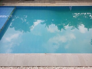 beautiful swimming pool near the beach