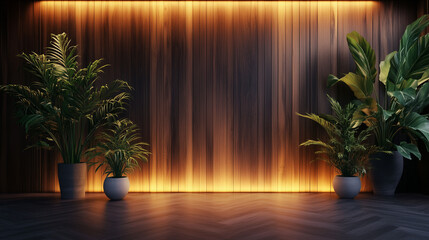 design a beautifully looking wall for a youtube video