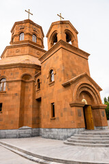 Fototapeta premium building of Cathedral of Holy Martyrs in Gyumri