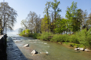 Parco Ciani, a city park by the lake