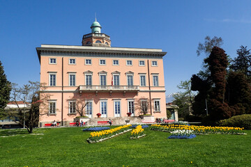 Parco Ciani, a city park by the lake