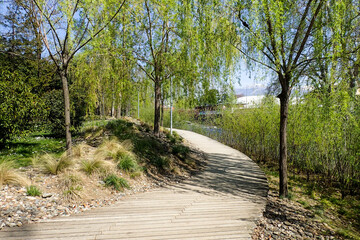 Parco Ciani, a city park by the lake