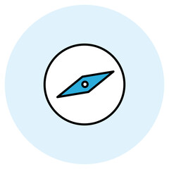 Obraz premium Compass icon, Finding Direction The Importance of the Compass in Exploration, Navigating Life How a Compass Guides Our Journey