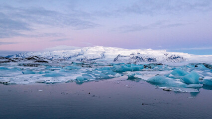 ice and water