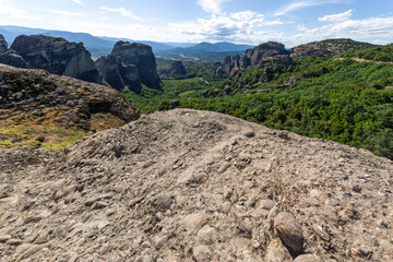 Panoramic view of Meteora Monasteries, Greece