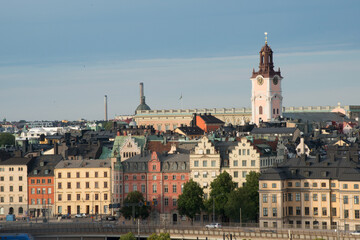 Obraz premium Multicolored buildings in Stockholm