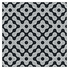 Decorative background seamless pattern. Geometric and wavy design vector graphic.