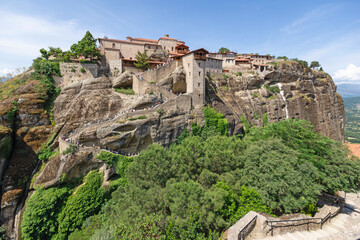 Panoramic view of Meteora Monasteries, Greece