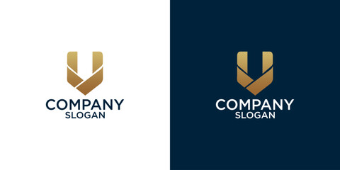 initial u abstract monogram logo vector design © Nufalla766