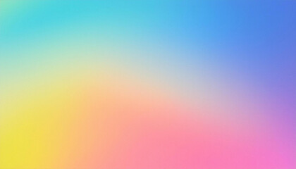Obraz premium Colorful grainy gradient background with a smooth transition from blue to pink