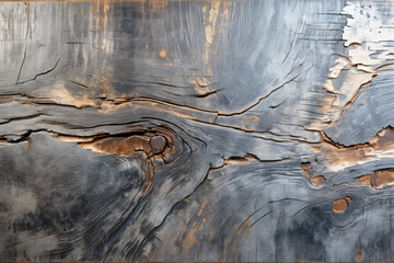 Authentic aged, weathered wood texture with peeling and vintage look