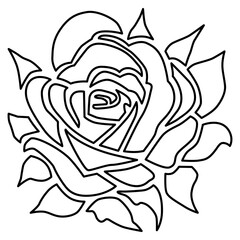 Rose Outline