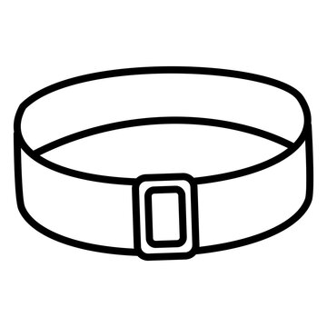 recommend clip art: Belt Outline