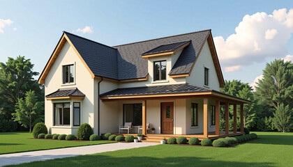 an image of a sustainable home renovation project featuring recycled materials, energy-efficient upgrades, and eco-conscious design choices