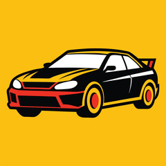Naklejka premium Classic car illustration.