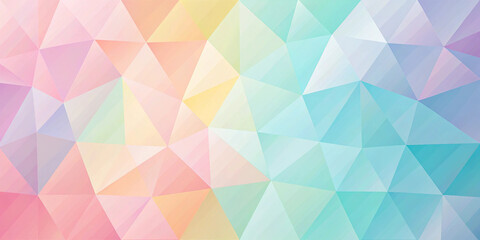 Fototapeta premium Minimalist Geometric Background Design with Soft Pastel Colors & Smooth Gradients