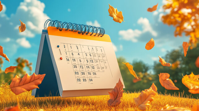 A desk calendar for September 2024, designed for planning and managing daily events. The calendar features a clean, organized layout with clearly marked dates, allowing for easy scheduling 