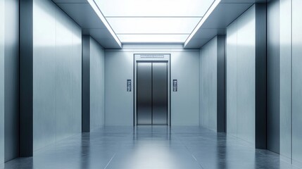 Modern Elevator Hallway