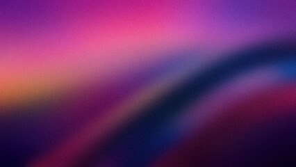 Fototapeta premium A deep, grainy gradient blending pink, purple, and blue tones with subtle orange accents. Perfect for backgrounds, wallpapers, and creative designs