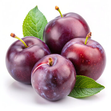 plums isolated on whiteapple, fruit, food, red, isolated, healthy, white, ripe, diet, fresh, sweet, apples, freshness, green, juicy, organic, vegetarian, health, nature, delicious, object, snack, natu