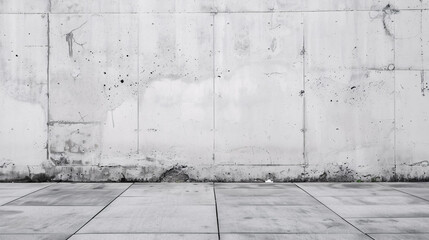 Obraz premium White concrete wall as background