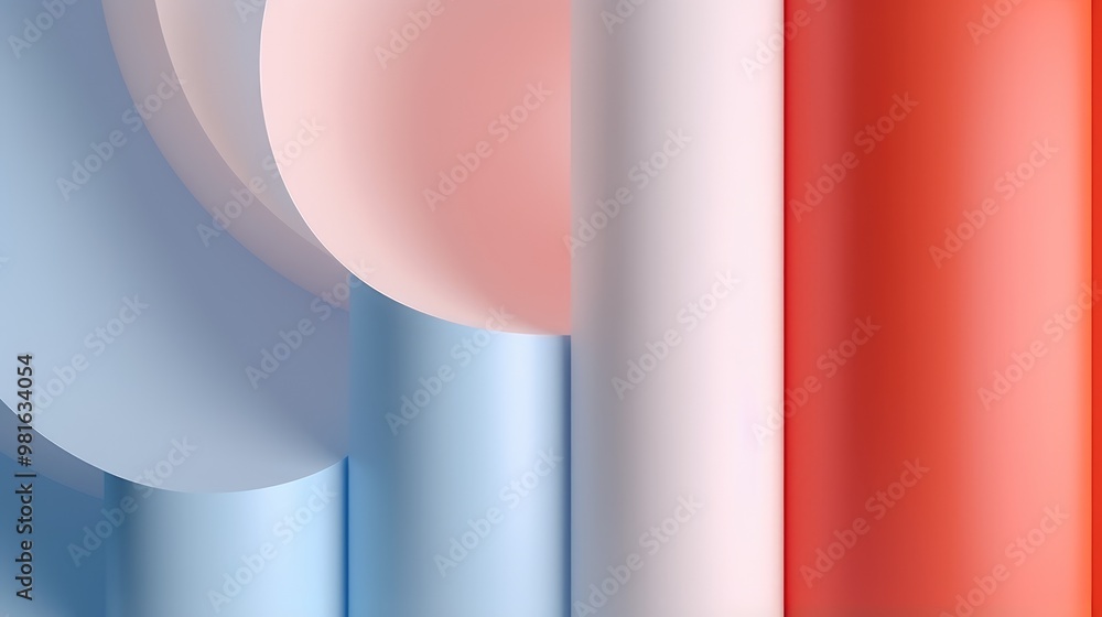 Poster a simple abstract background with soft, pastel colors. the colors blend seamlessly, creating a calmi