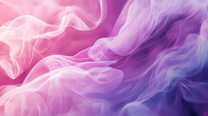 Fototapeta premium Abstract gradient with soft blending blues and purples creating an ethereal atmospheric effect 