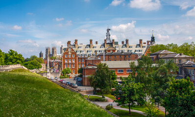 Landscape view of York city centre