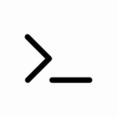 comman line icon sign vector