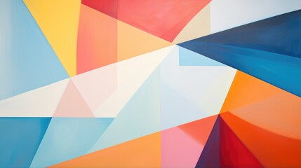 Fototapeta premium A vibrant abstract background featuring a colorful geometric design.