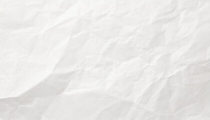 Fototapeta premium Crumpled white paper, showcasing its abstract texture and patterns.