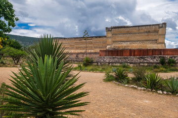 The pre-columbian ruins of Mitla in Oaxaca, Mexico