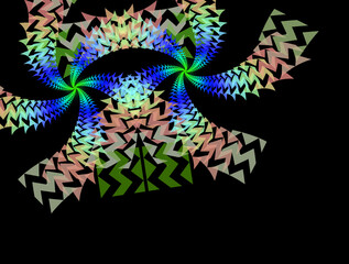 Imaginatory fractal abstract background Image