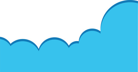 Cloud Corner Border