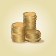 stack of gold coins